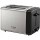 Bosch | TAT4P420 | DesignLine Toaster | Power 970 W | Number of slots 2 | Housing material Stainless Steel | Stainless steel/Bla